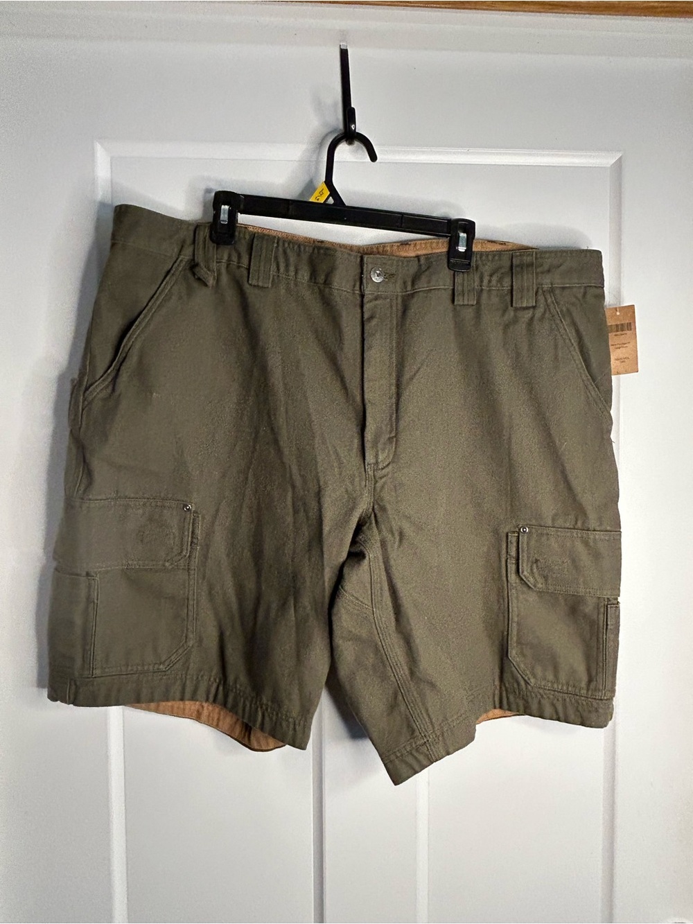 Duluth Trading Co Men’s 46 Fire Hose 11” Cargo Shorts Olive New With Tags 4887